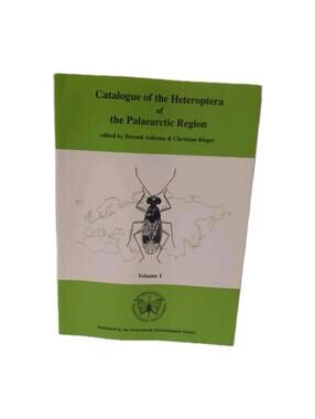 catalogue of the heteroptera of the palaearctic region Volume 1 1995 Insects